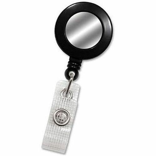 Brady People Id 2120-3101 Holders & Clips Brady Clip-on Round Badge Reel With Sticker, Slide-type Belt Clip And Reinforced Strap - 100 / Pack  21203101 707137977815