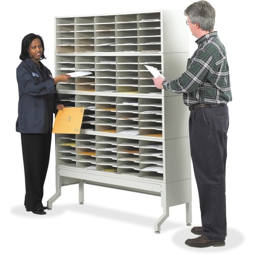 Safco 7756GR Furniture Accessories E-z Sort Satellite Mail Station Base SAF7756GR 073555775730