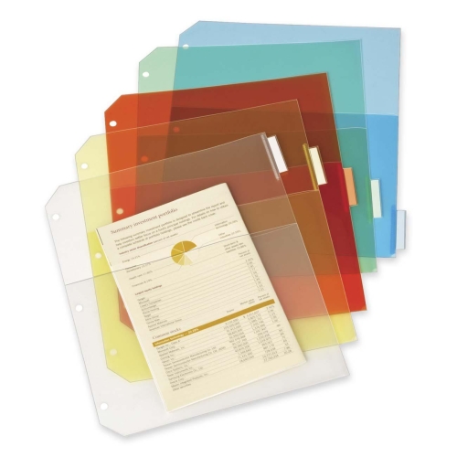 Tops 84009 Binder Accessories Ring Binder Poly Pockets CRD84009 083086840098