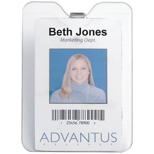 Advantus Corp 75456 Holders & Clips 75456 Id Badge Holder With Clip AVT75456 091141754563