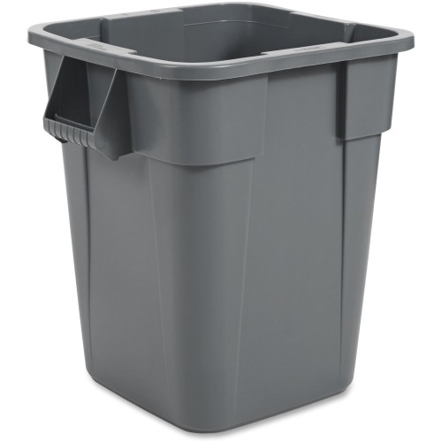 Rubbermaid FG353600GRAY Wastebaskets & Trash Cans Brute Square Container RCP353600GY 086876044362
