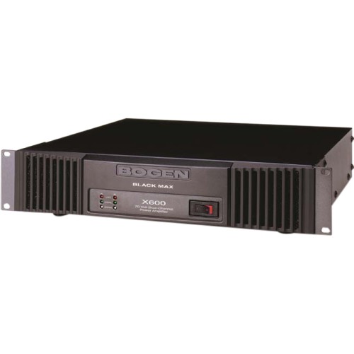 Bogen X600 A/V Receivers & Amplifiers Bogen Black Max X600 Amplifier - 600 W Rms - 2 Channel - 20 Hz To 20 Khz 