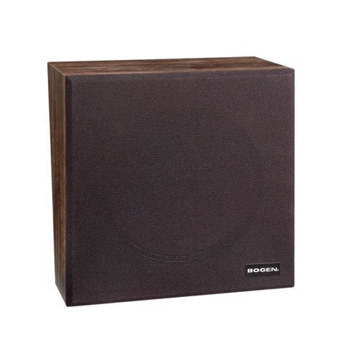 Bogen WB1EZ Speakers Bogen Wb1ez Indoor Wall Mountable Speaker - Walnut, Black - 50 Hz To 12 Khz - 4.9 Kilo Ohm 974566102655