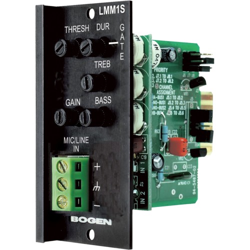 Bogen LMM1S Miscellaneous Devices Bogen Lmm1s Mic/line Input Module - 3.1" Height X 1.3" Width X 3.5" Depth 765368200560