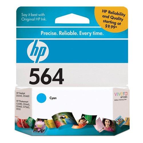 Hp CB318WN#140 Toners & Ink Cartridges 564 Cyan Ink Cartridge Cb318wn140 818240108680