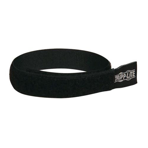 Eaton P350-10N-10 Cable Management Eaton Tripp Lite Series Hook-and-loop Cable Ties, 10" L X 5/8" W - 10-pack - Cable Tie - Black - 10  P35010n10 373321433100