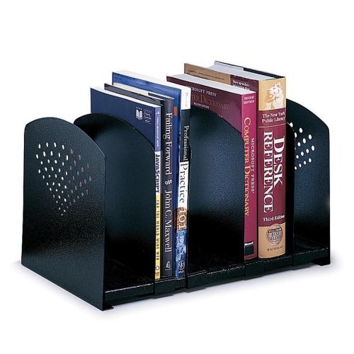 Safco 3116BL Racks & Organizers 5 Section Adjustable Book Rack SAF3116BL 630595494313