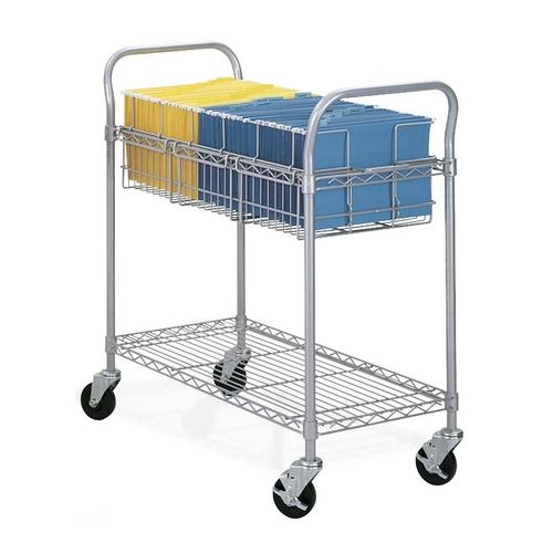 Safco 5236GR Carts & Dollies Wire Mail Cart SAF5236GR 630595288585