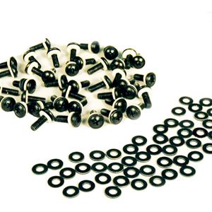 Eaton SRSCREWS Fasteners Eaton Tripp Lite Series Smartrack Threaded Hole Hardware Kit - 50 Each #12-24 Screws - Rack Screw, F 037332143181