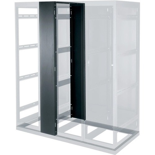 Middle Atlantic 5CC14 Cable Management Middle Atlantic Slim 5 Series 14ru Cable Chase - 20in Depth - Cable Chase - Black - 14u Rack Height  656747001291