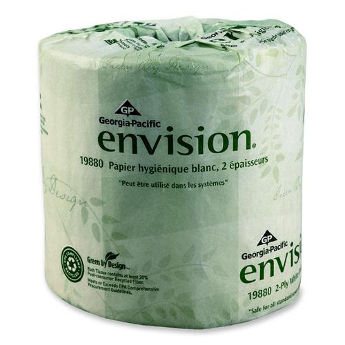 Georgia Pacific 1988001 Tissues & Napkins Envision Embossed Bathroom Tissue GPC1988001 073310198804