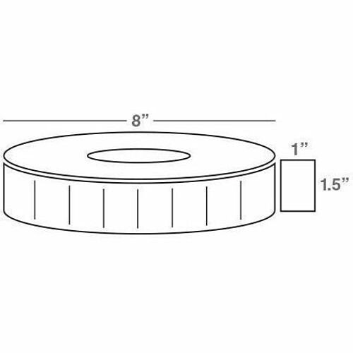 Wasp 633808402808 Labels Wasp Barcode Label - 1.5" Width X 1" Length - 5560/roll - 4 Roll (633808402808) 633808402808