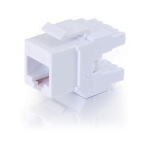 C2g 35210 Cable Ends/Connectors C2g 180 Degree Cat6 Rj45 Utp Keystone Jack - White - Hdmi For Audio/video Device - 1.28 Gb/s - 3 Ft  757120352105