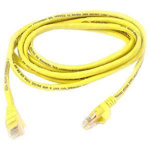 Belkin A3L980-14-YLW Cables Belkin Cat. 6 Network Patch Cable - Rj-45 Male - Rj-45 Male - 14.11ft - Yellow (a3l980-14-ylw) A3l98014ylw 722868673782