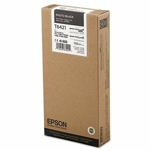 Epson T642100 Toners & Ink Cartridges Ultrachrome Hdr Photo Black Ink Cartridge 010343872912