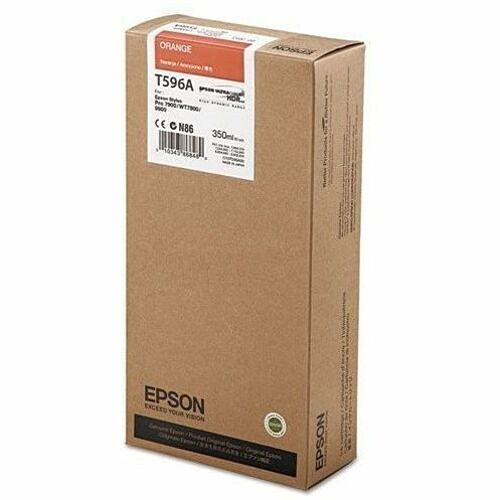 Epson T596A00 Toners & Ink Cartridges Epson Ultrachrome Hdr Orange Ink Cartridge - Inkjet - Orange (t596a00) 010343868489