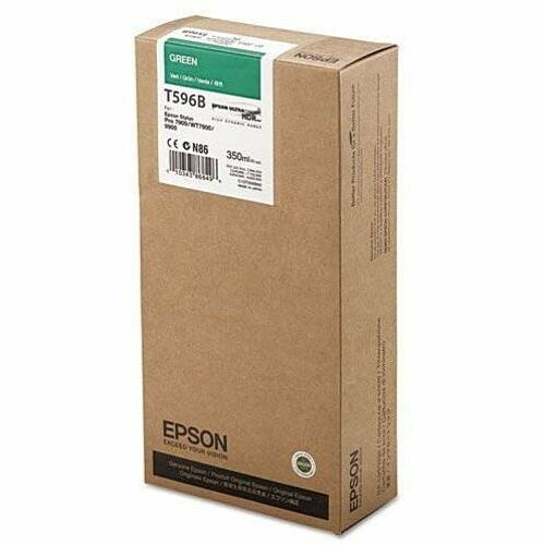 Epson T596B00 Toners & Ink Cartridges Epson Ultrachrome Hdr Green Ink Cartridge - Inkjet - Green (t596b00) 010343868496