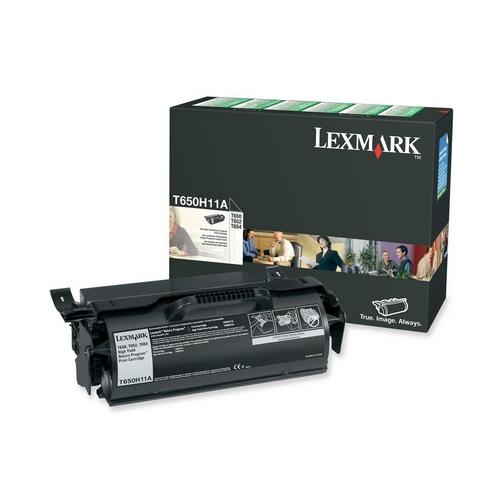 Lexmark T650H11A Toners & Ink Cartridges High Yield Return Program Black Toner Cartridge 734646064309