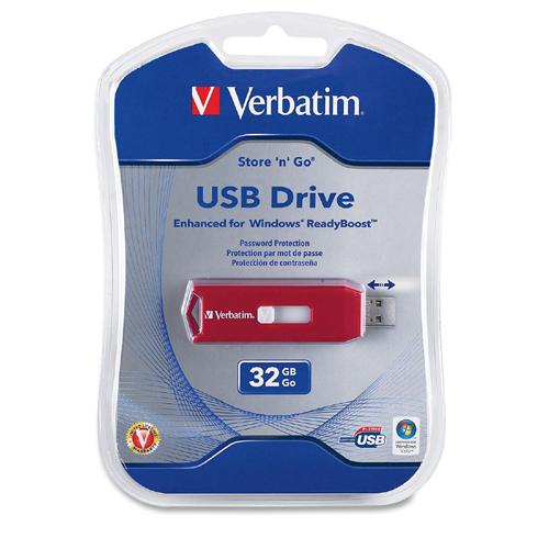 Verbatim 96806 Flash Drives 32gb Store 'n' Go Usb 2.0 Flash Drive 023942968061
