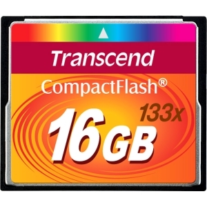 Transcend Usa TS16GCF133 Memory Cards Compactflash 133 - Flash Memory Card - 16gb - Compactflash Card - 3.3/5 V -fast, (ts16gcf133) 760557810339