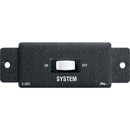 Middle Atlantic S-DEC Dimmer Switches Middle Atlantic Remote Power Switch, Decora Mount - Power Control - Black (s-dec) Sdec 656747081866
