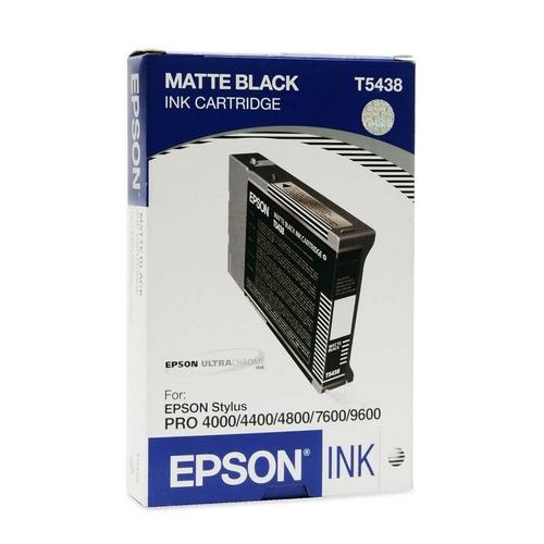 Epson T543800 Toners & Ink Cartridges Epson Matte Black Ultrachrome Ink, 110 Ml, Stylus Pro 4000/7600/9600 (t543800) 010343840263