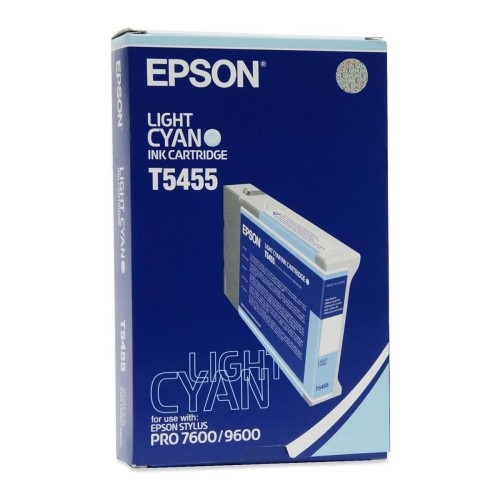 Epson T545500 Toners & Ink Cartridges Ink Cartridge - Light Cyan - 110 Ml - For Epson Stylus Pro 7600/9600 Print Engin (t545500) 010343840409