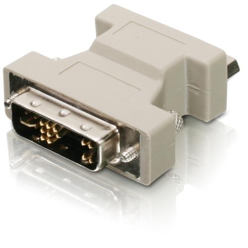 Iogear GDVIMVGAF Connector Adapters Iogear Dvi-a To Vga Adapter - 1 X Hd-15 Female - 1 X Dvi-a Male Video - 1 X 15-pin Hd-15 Female - 1  728072157131