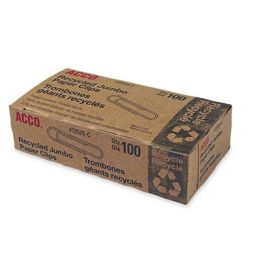 Acco A7072525A Pins & Clamps Recycled Paper Clips ACC72525 400290215021