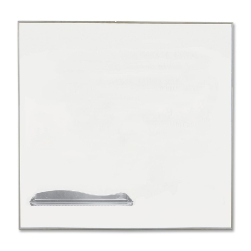 Mooreco 2029D Uncategorized Porcelain Steel Whiteboard With Silver Ultra Trim 4x4ft (hxw): Magnetic, Gloss D (2029d) 703673836180