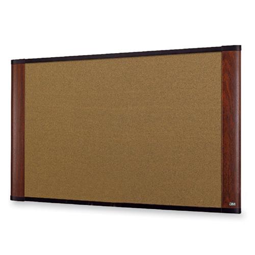 3m C7248MY Uncategorized Cork Board, Mahogany Finish Frame (c7248my) 051141236339