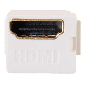 C2g 03345 Cable Ends/Connectors C2g Snap-in Hdmi F/f Keystone Insert Module - White - 1 X Hdmi Audio/video - White (03345) 818214973405