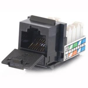 C2g 35203 Cable Ends/Connectors C2g 90anddeg; Cat5e Rj45 Utp Keystone Jack - Black - Rj-45, 110-punchdown (35203) 757120352037