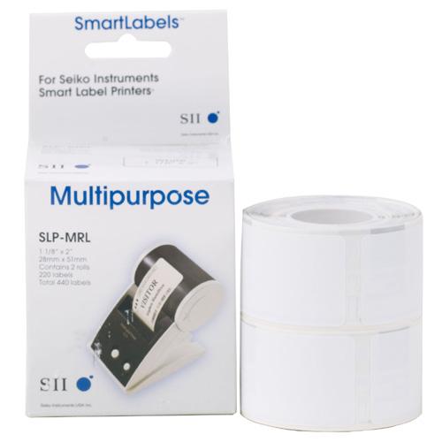 Seiko Instruments SLP-MRL Labels Multipurpose Label - 720rt, 650, 650se, 620, 420, 240, 200, 220 - White - High Q (slp-mrl) Slpmrl 000209632101