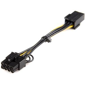 Startech PCIEX68ADAP Power Cords Power Adapter Cable - Pci Express - 6 Pin - 8 Pin - Pcie 065030833820