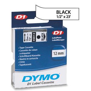 Dymo 45013 Labels D1 Electronic Tape Cartridge DYM45013 071701450135