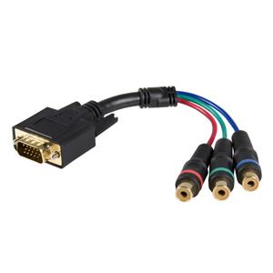 Startech HD15CPNTMF Cables Hd15 To Component Rca Breakout Cable Adapter - M/f 065030832588