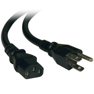 Eaton P007-006 Power Cords Eaton Tripp Lite Series Computer Power Cord, Nema 5-15p To C13 - Heavy-duty, 15a, 125v, 14 Awg, 6 Ft P007006 691204497859
