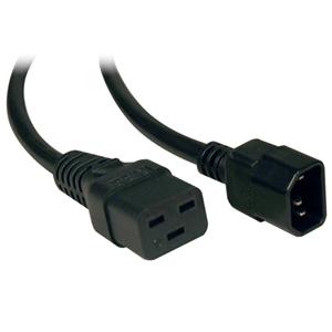 Eaton P047-006 Power Cords Eaton Tripp Lite Series Power Cord, C19 To C14 - Heavy-duty, 15a, 250v, 14 Awg, 6 Ft. (1.83 M), Blac P047006 680243059913