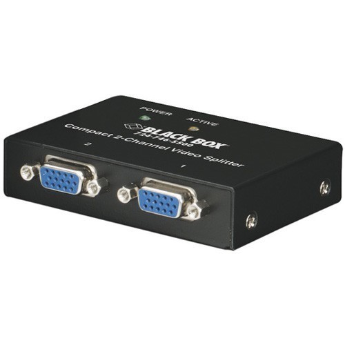 Black Box AC1056A-2 VGA Switchboxes Great For Presentations, Trade Show Or Point Of Sale Displays, Or For Displaying (ac1056a-2) Ac1056a2 818239610422