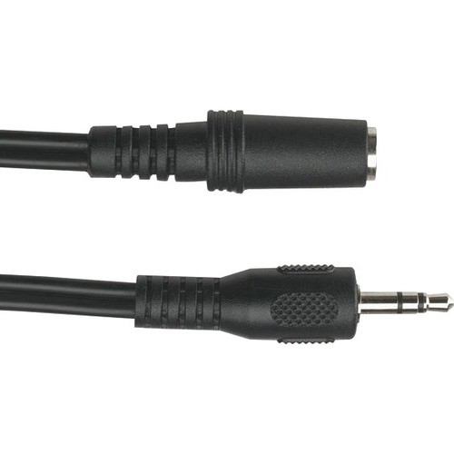 Black Box EJ111-0010 Cables Black Box Stereo Audio Cable - Mini-phone Male Audio - Mini-phone Female Audio - 10ft (ej111-0010) Ej1110010 650361644230