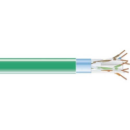Black Box EVNSL0617A-1000 Cables Cat6 400-mhz Solid Ethernet Bulk Cable - Shielded (f/utp), Cmp Plenum, Green, 10 (evnsl0617a-1000) Evnsl0617a1000 822088027607