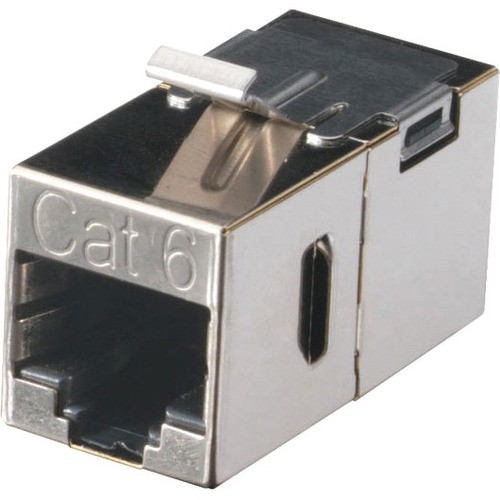 Black Box FM693 Connector Adapters Black Box Cat.6 Keystone Straight Pinned Coupler - 1 X Rj-45 Network Female - 1 X Rj-45 Network Fema 822088075998