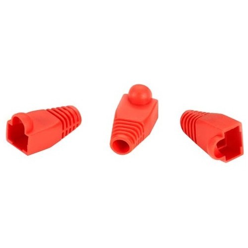 Black Box FMT720 Cable Management Black Box Snagless Cable Boot - Red, 50-pack - Connector Boot - Red - 50 (fmt720) 013269130029
