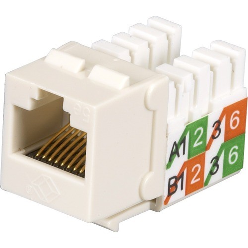 Black Box FMT925-R2 Cable Ends/Connectors Cat5e Keystone Jack - Unshielded, Office White (fmt925-r2) Fmt925r2 822088073499