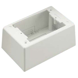 Panduit JBP1DIW Faceplates & Mounting Boxes Panduit Pan-way 1 Gang Deep Surace Mounting Box - 1-gang - Off White (jbp1diw) 999569523078