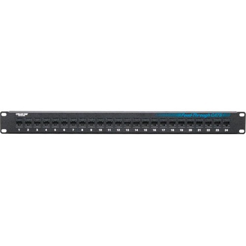 Black Box JPM818A Patch Panels Black Box Cat6 Patch Panel - Feed-through, 1u, Unshielded, 24-port - 24 Port(s) - 24 X Rj-45 - 1u Hi 007540896216