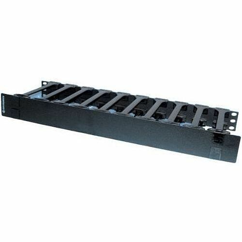 C2g MM6HMF1RU Cable Management Ortronics Mighty Mo 6 Horizontal Cable Management Panel - Cable Management Panel - Black - 1u Rack H 662875517238