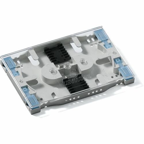 Leviton T5PLS-12F Wire Splices Leviton 12-fiber Mini Injection Molded Splice Tray (t5pls-12f) T5pls12f 078477394717