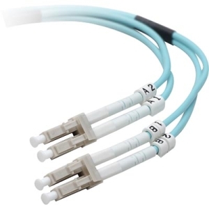 Belkin F2F402LL-04M-G Cables Belkin Fiber Optic Cable; 10gb Aqua Multimode Lc/lc Duplex Mmf, 50/125 Om3 - 13.12 Ft Fiber Optic Ne F2f402ll04mg 722868692790